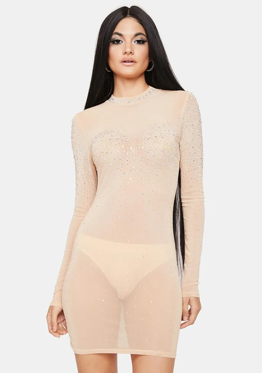 Paradise Is Here Mesh Bodycon Dress