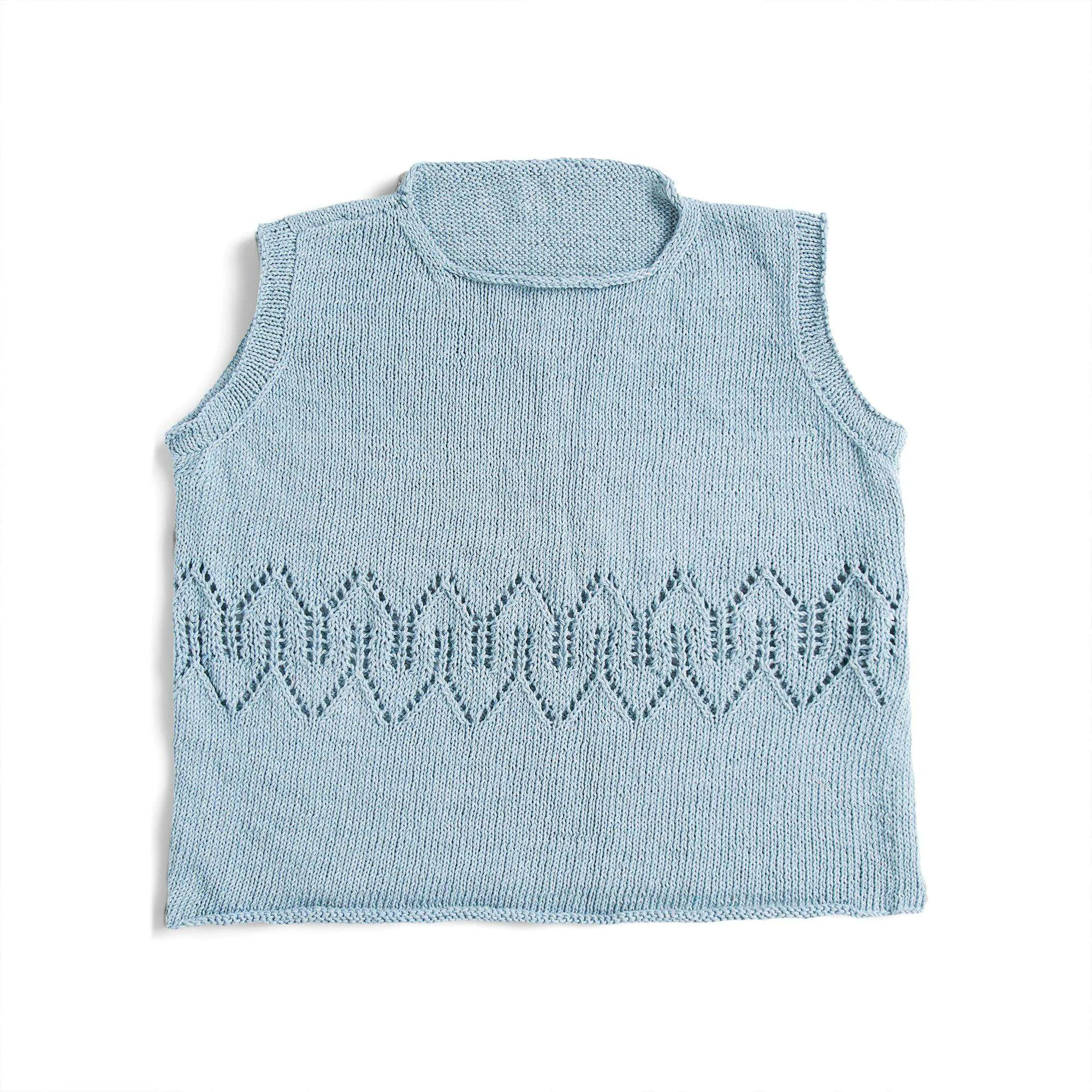 Patons Knit Geometric Lace Top