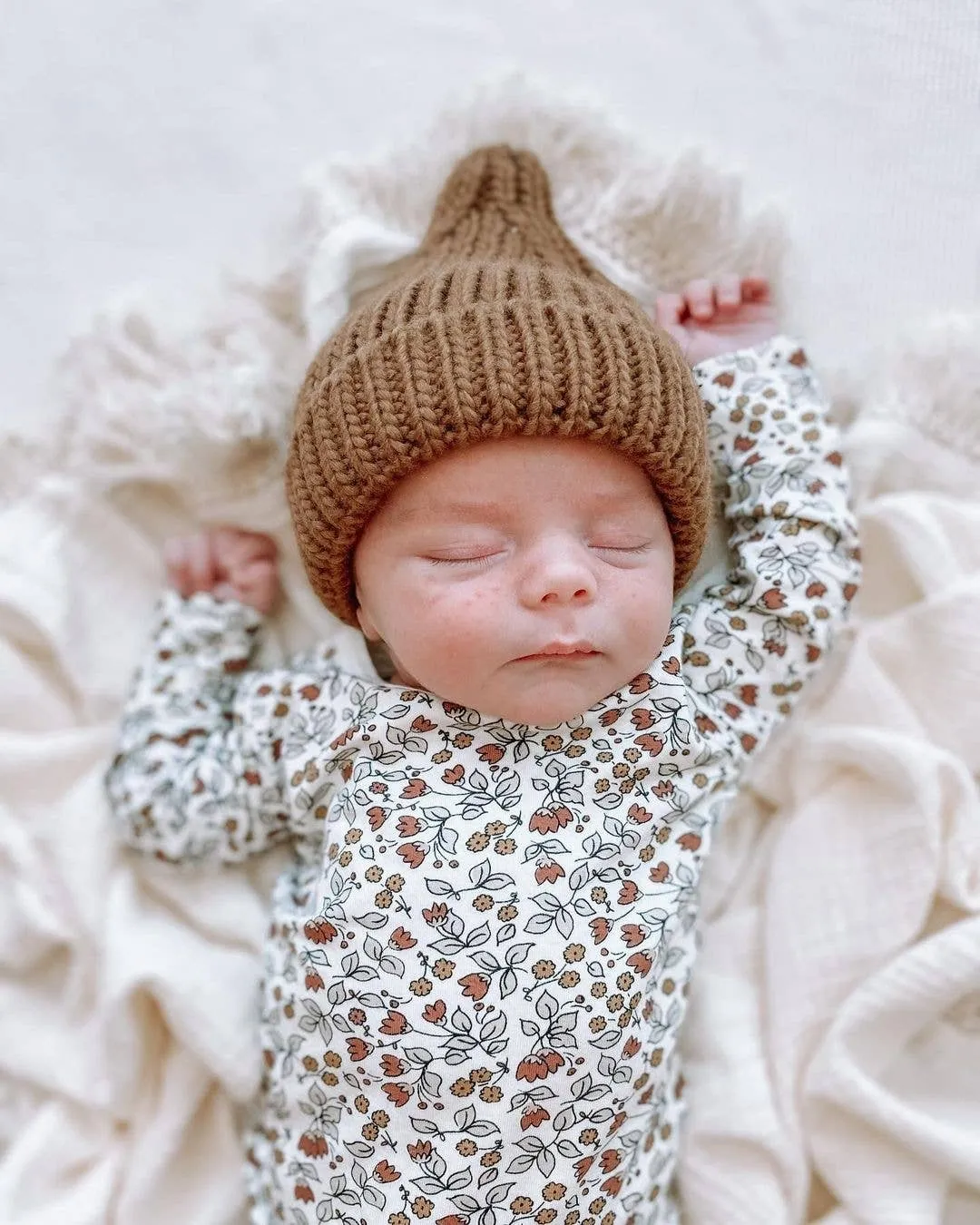 Pecan Peak Knit Beanie Hat