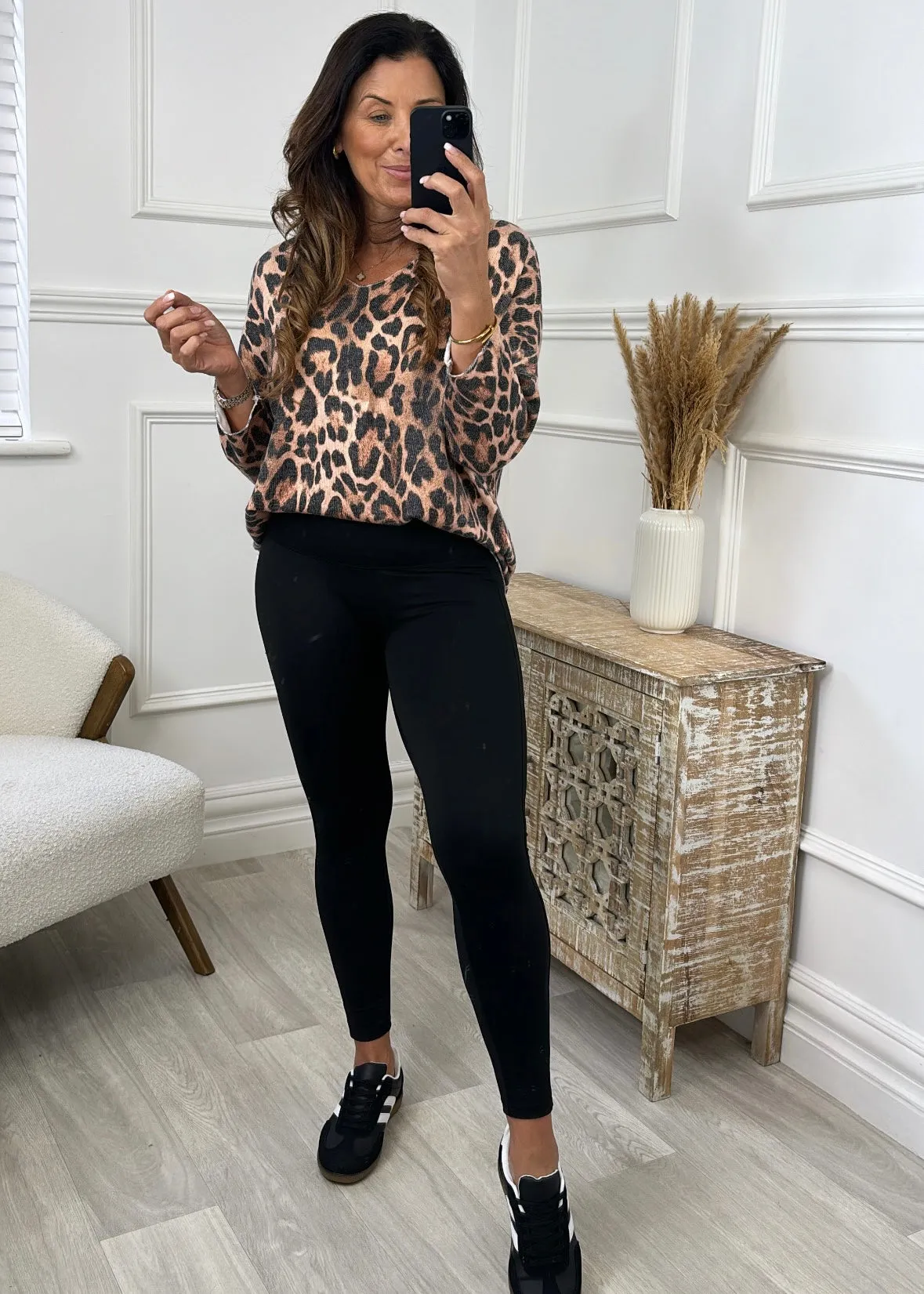 Phillipa Brown Leopard Print Top