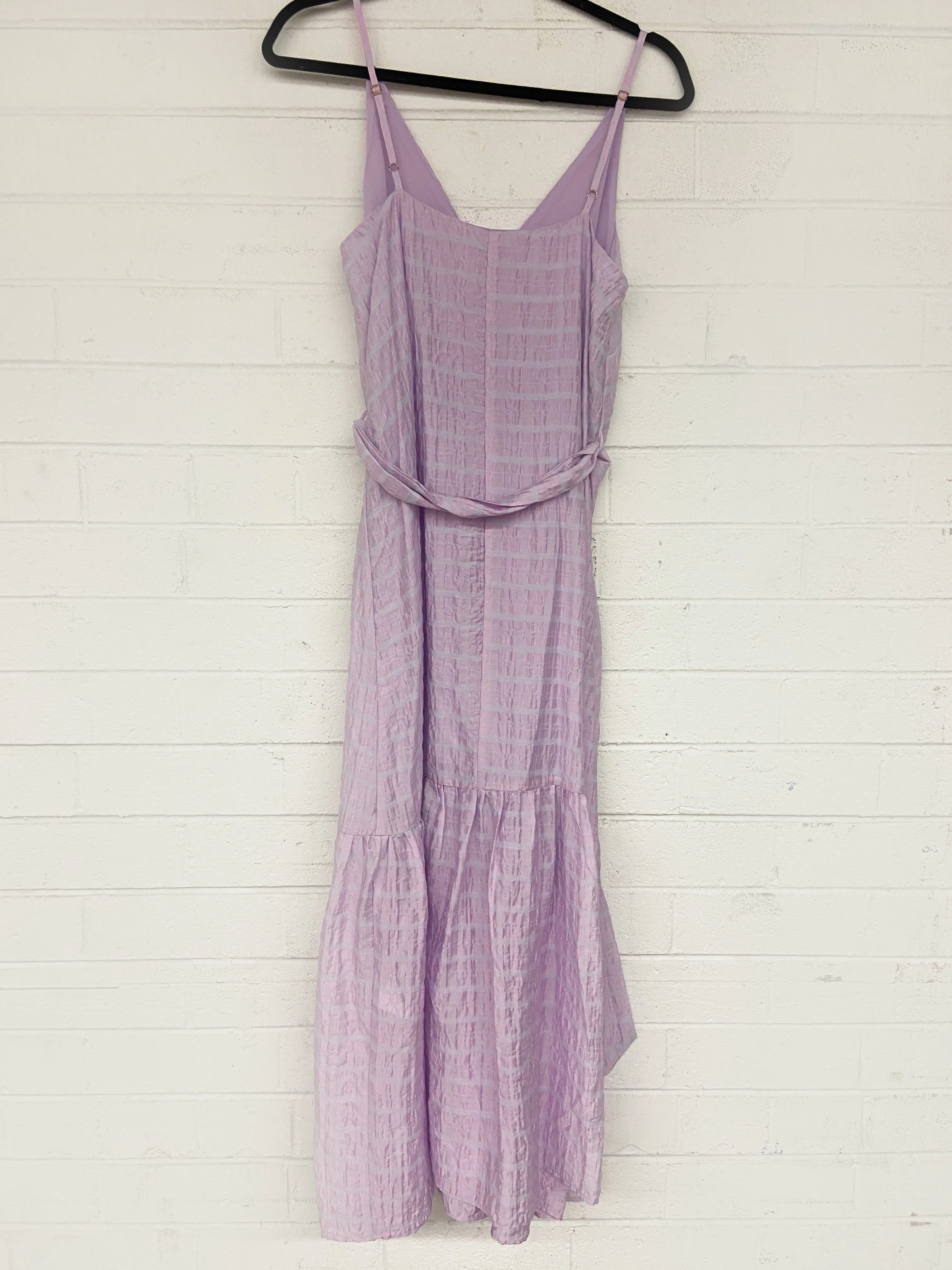 Pink Waist Tie Maxi Dress