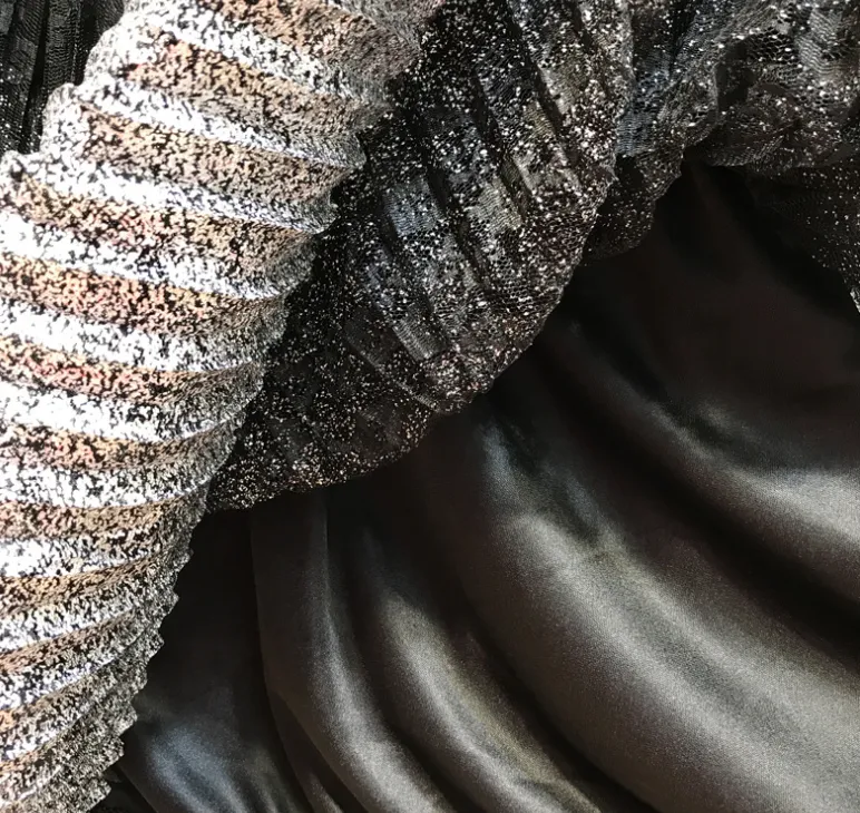 Pleated Midi Skirt