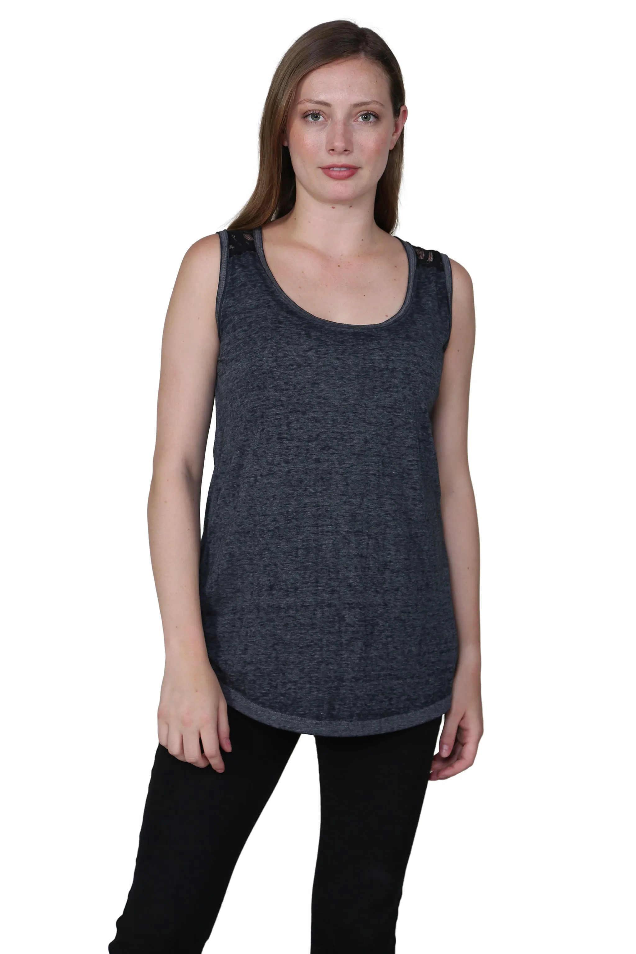 Plus Size Soft & Supple Sleeveless Knit Top
