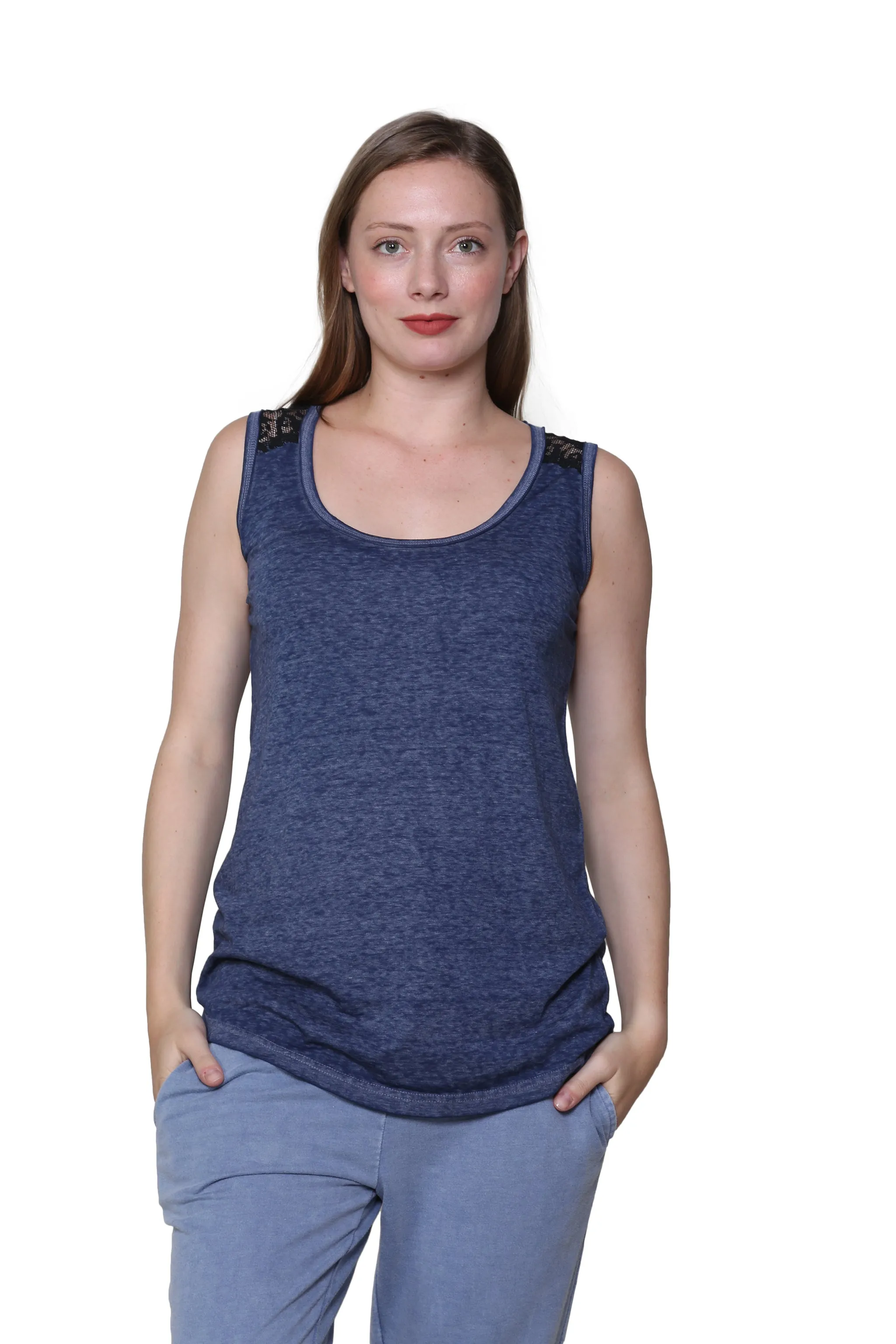 Plus Size Soft & Supple Sleeveless Knit Top