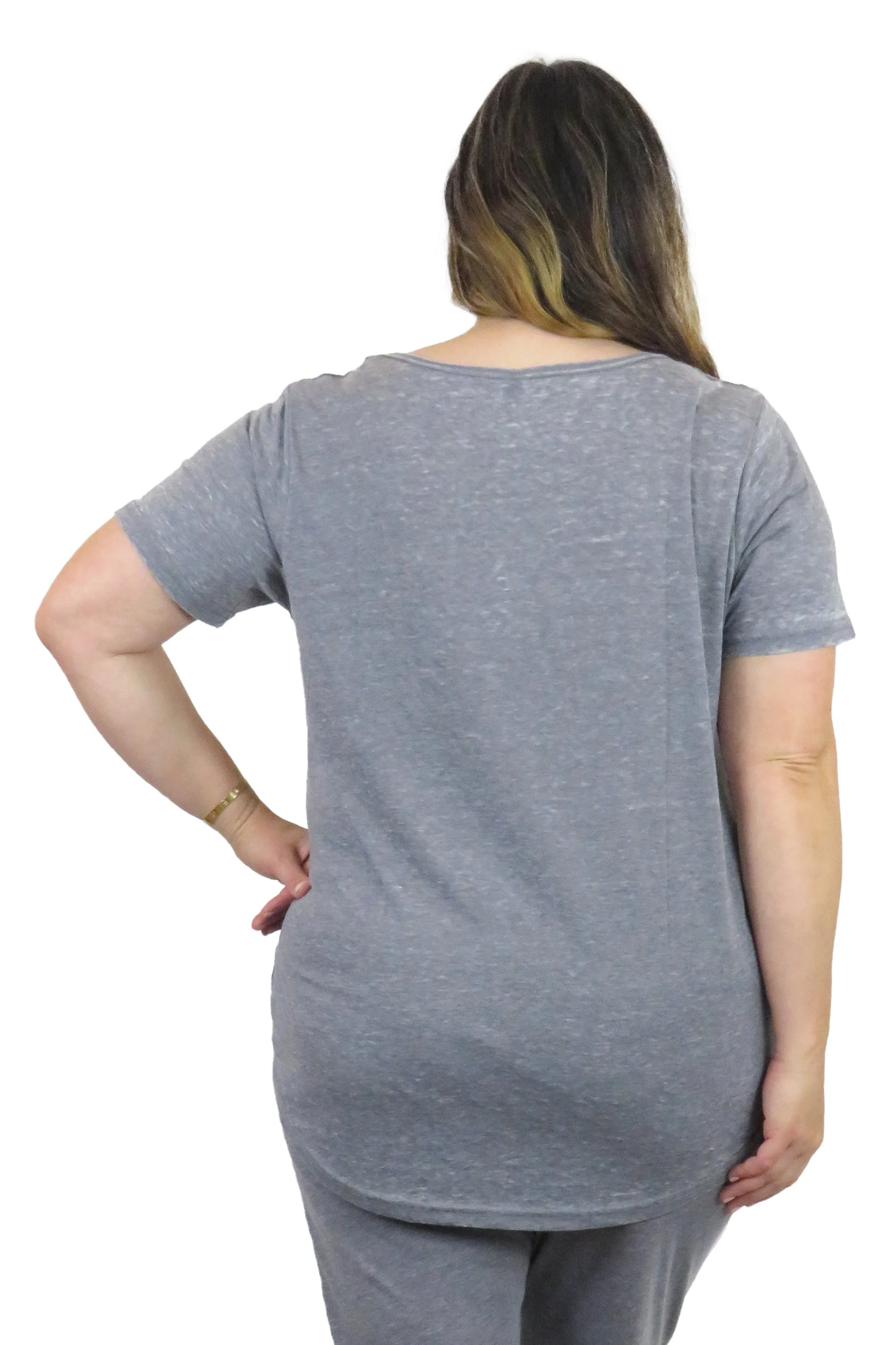 Plus Size Soft & Supple V-Neck Knit Top