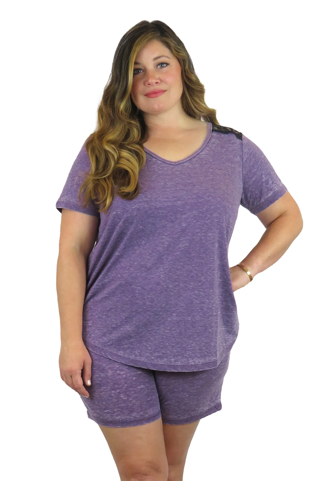Plus Size Soft & Supple V-Neck Knit Top