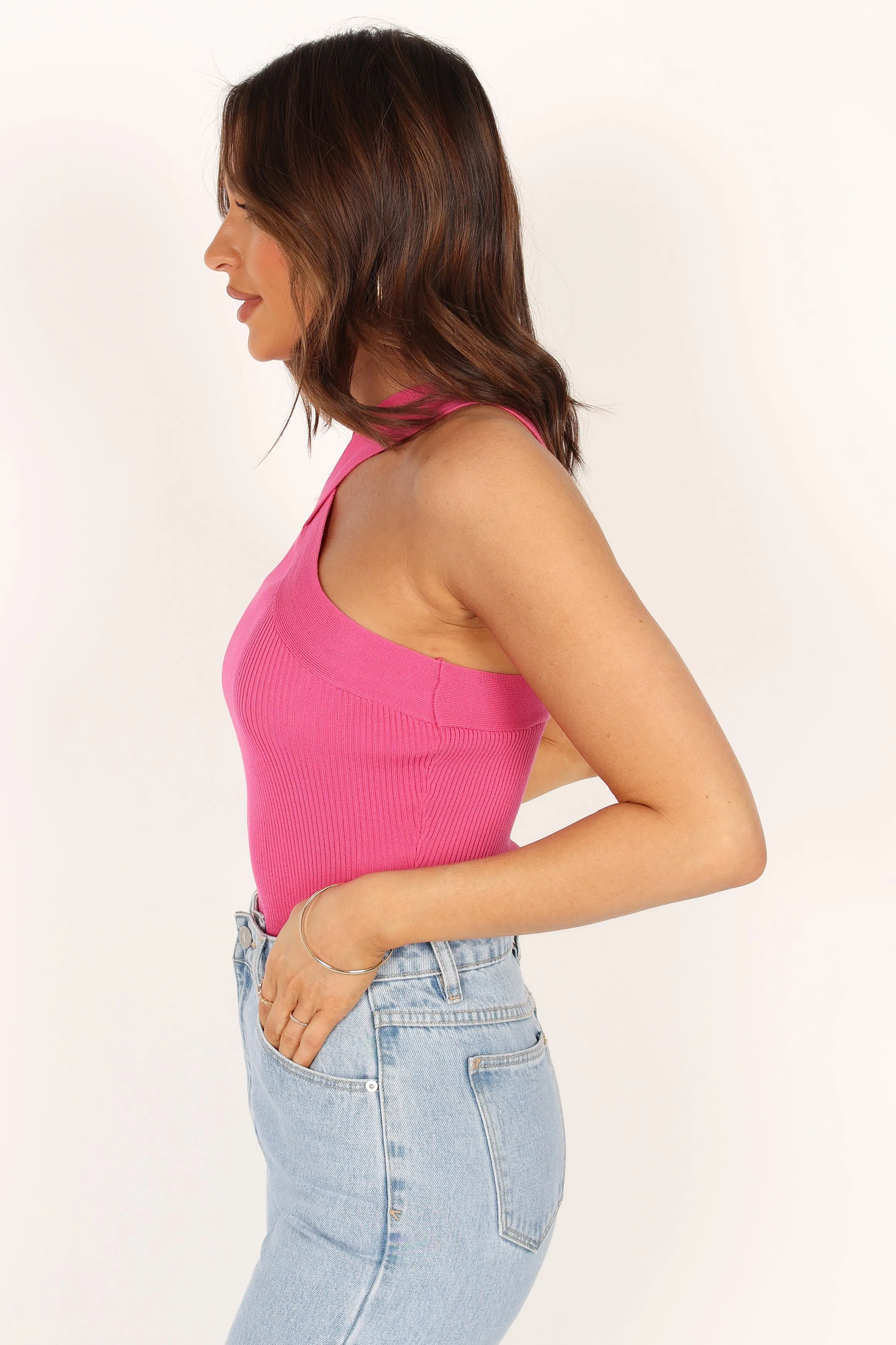 Pollie Knit Top - Bubblegum