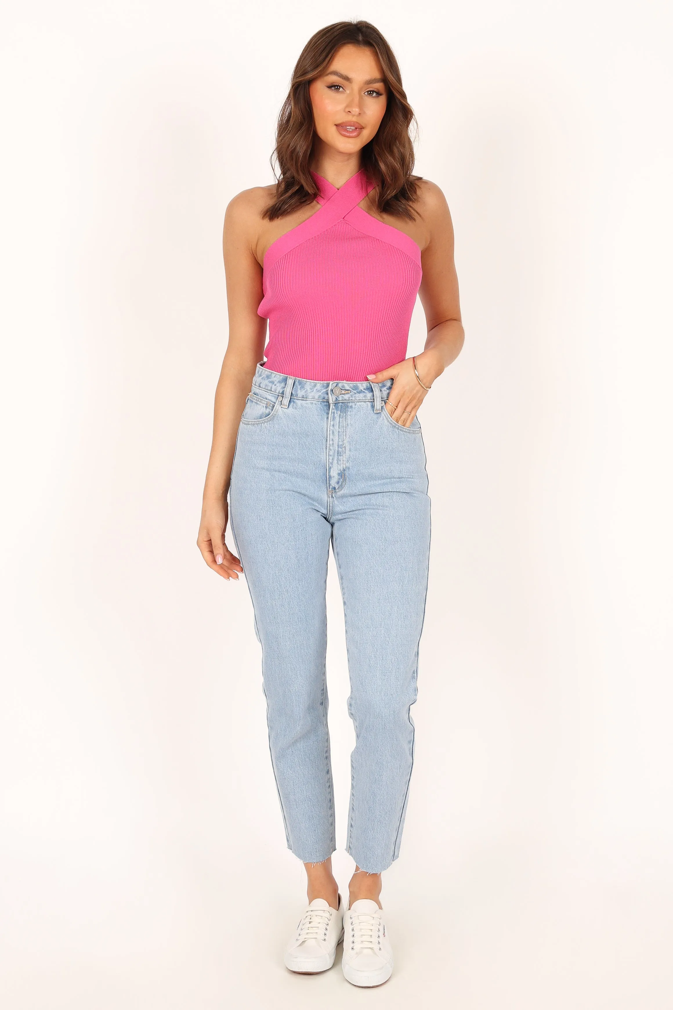 Pollie Knit Top - Bubblegum