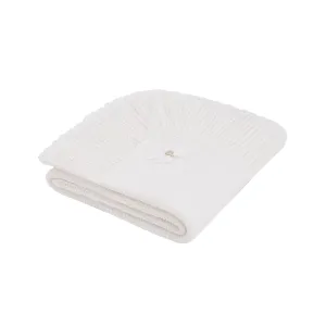 PR Dulzura Cream Knit Lace Blanket