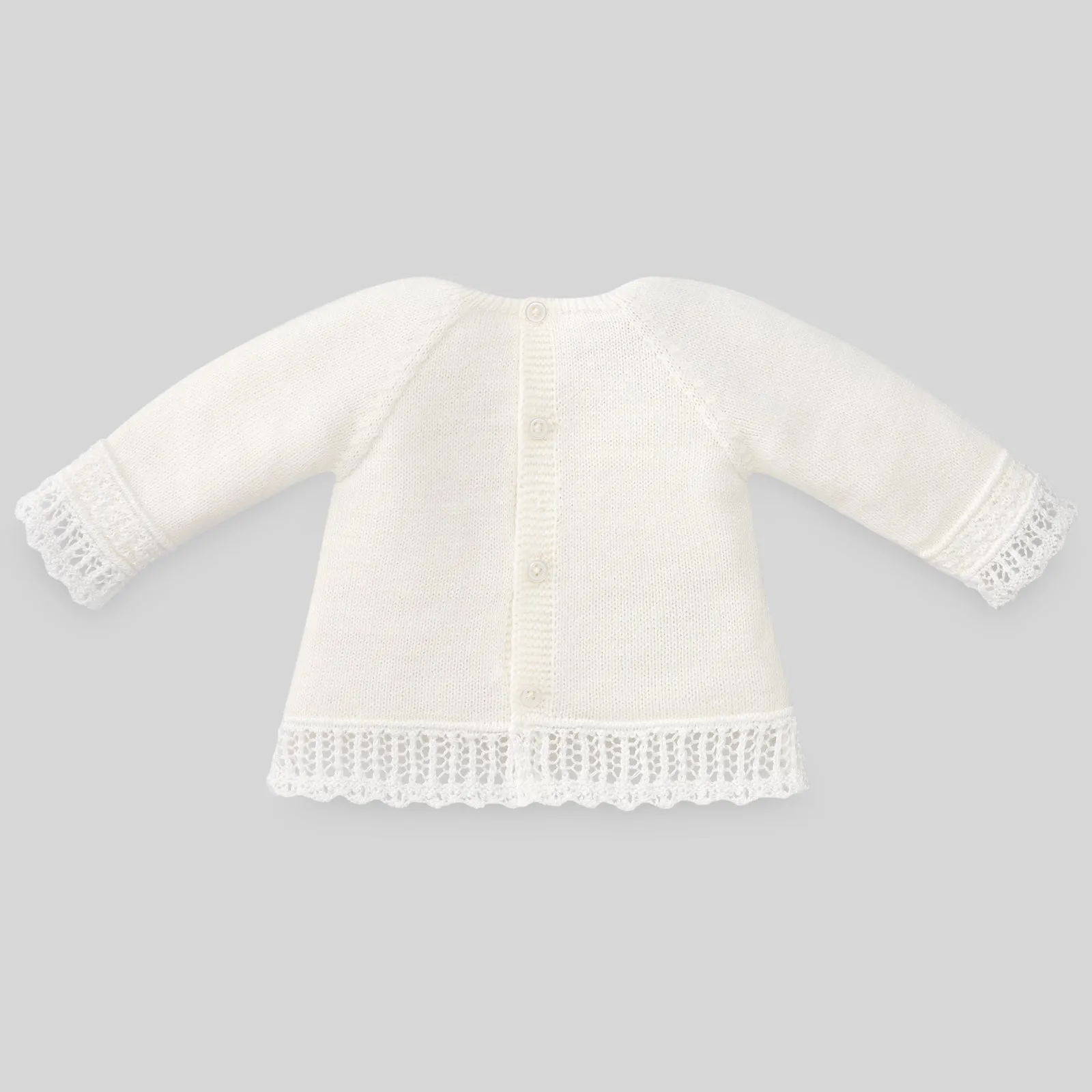 PR Dulzura Cream Knit Lace Outfit