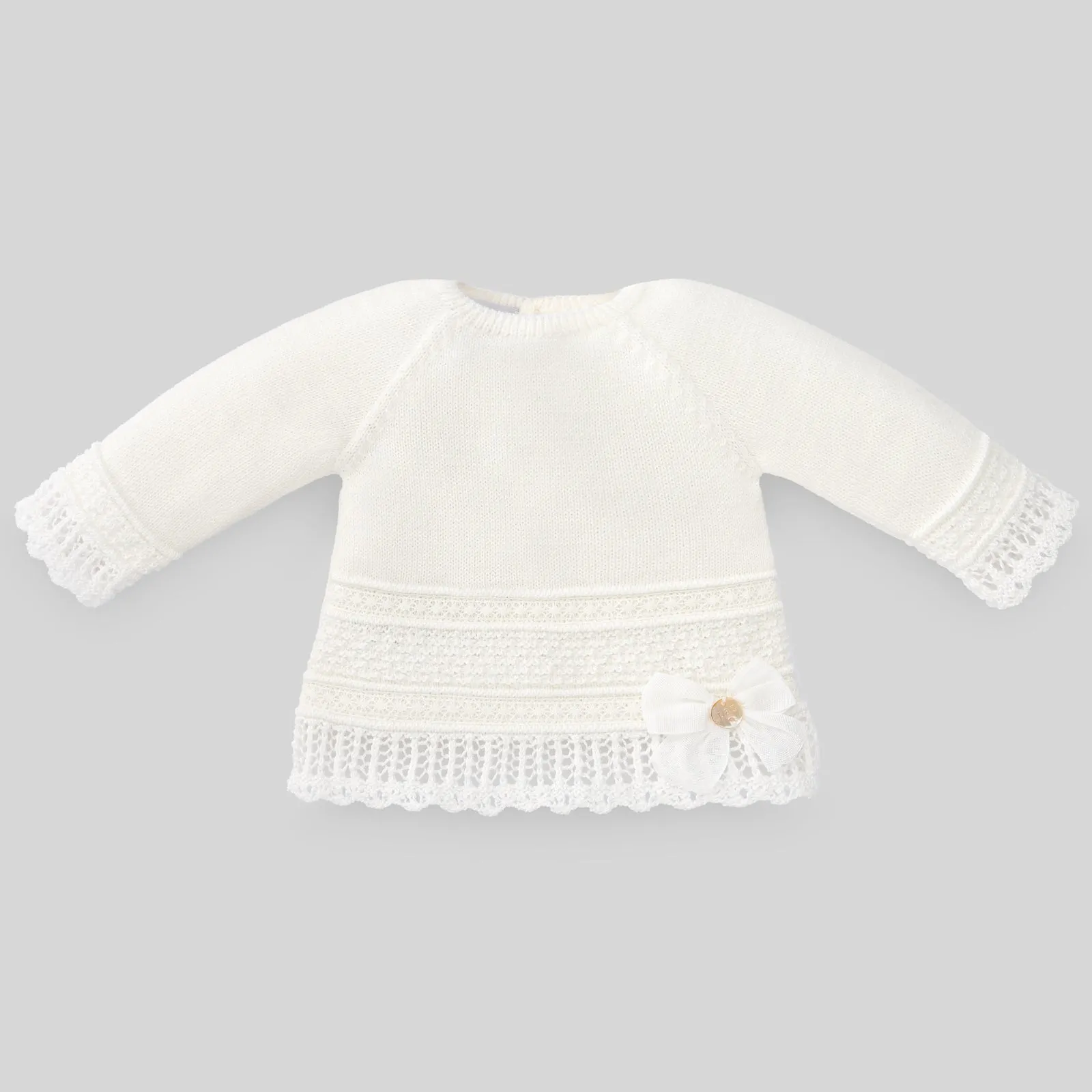 PR Dulzura Cream Knit Lace Outfit