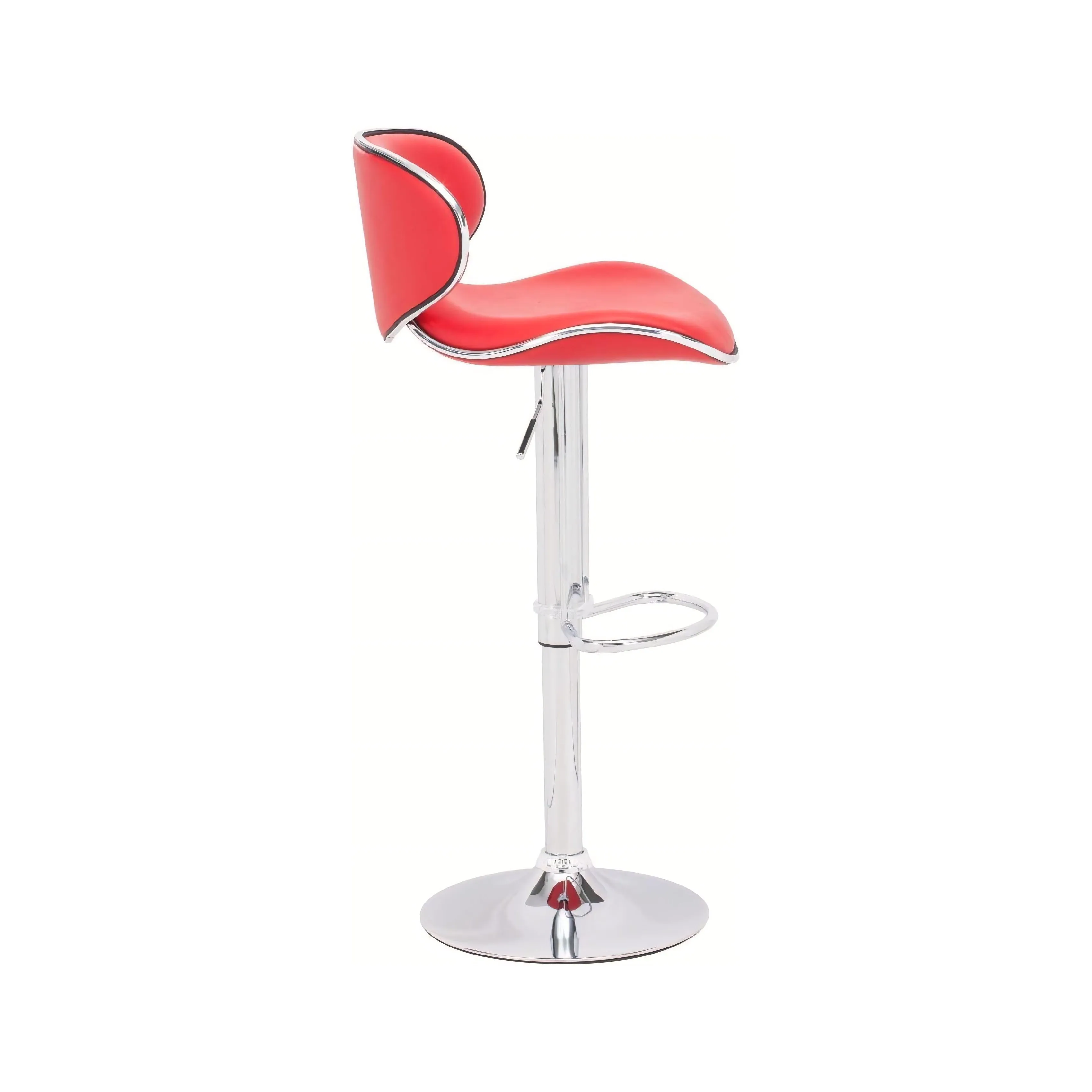 PRAHA Leather Bar Stool