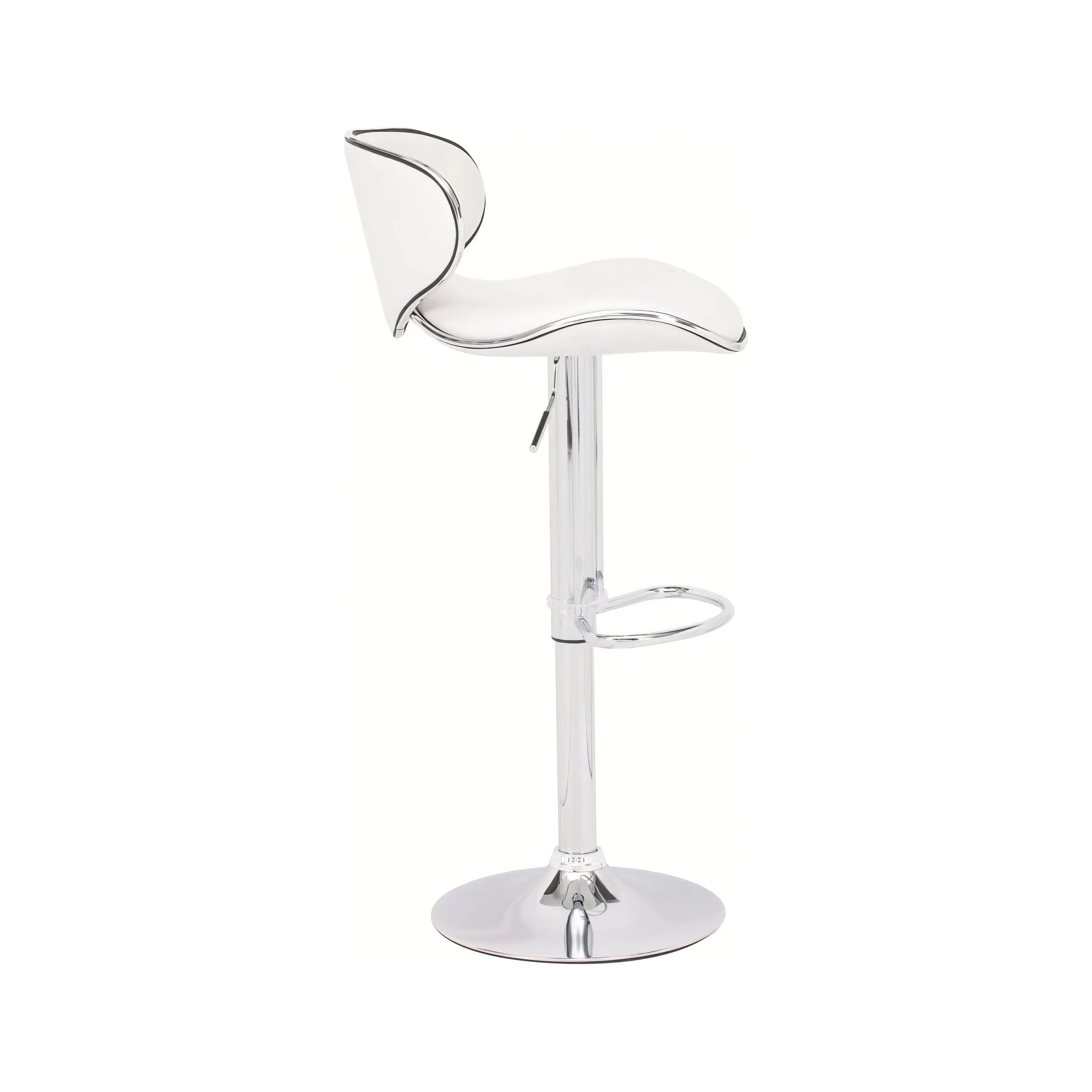 PRAHA Leather Bar Stool