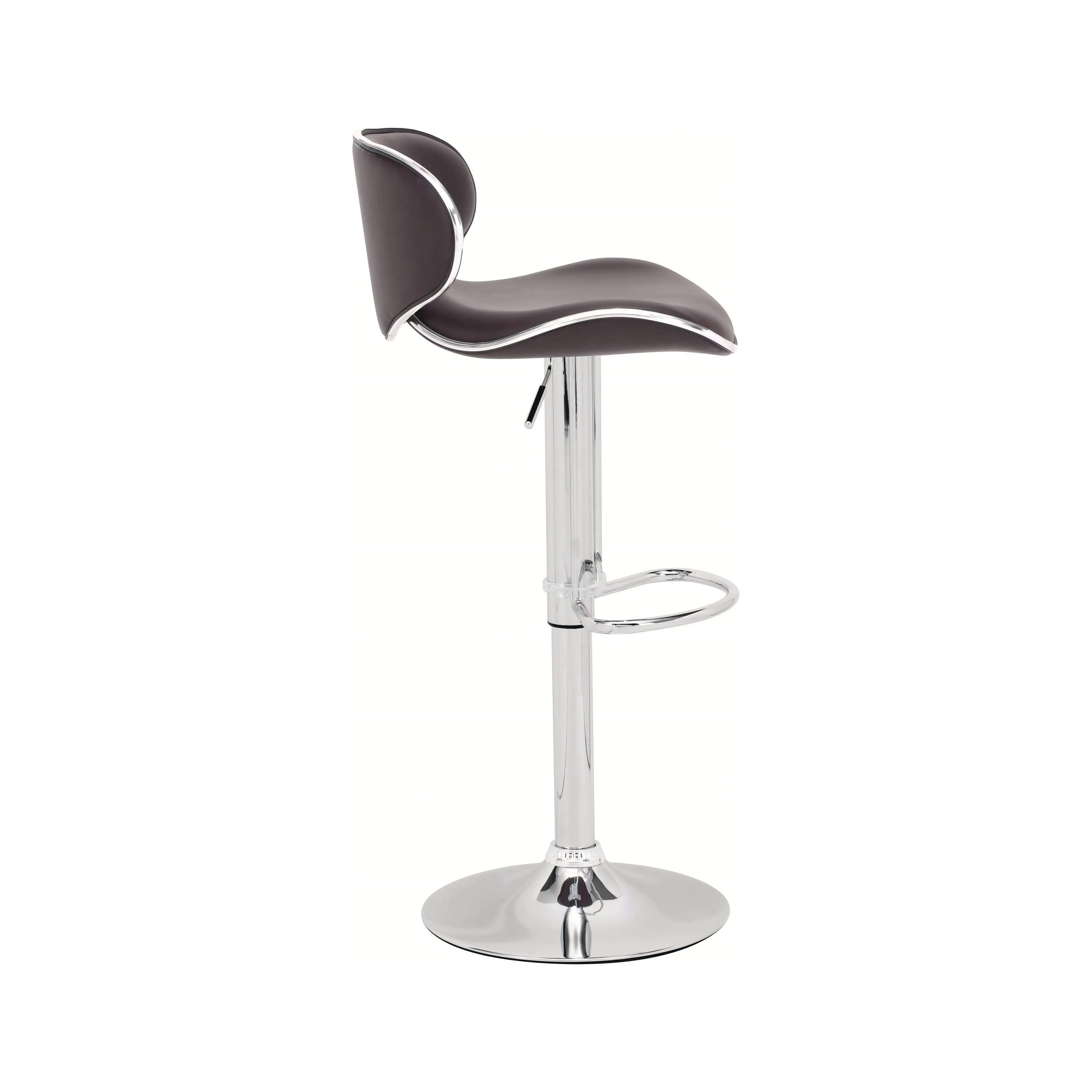 PRAHA Leather Bar Stool