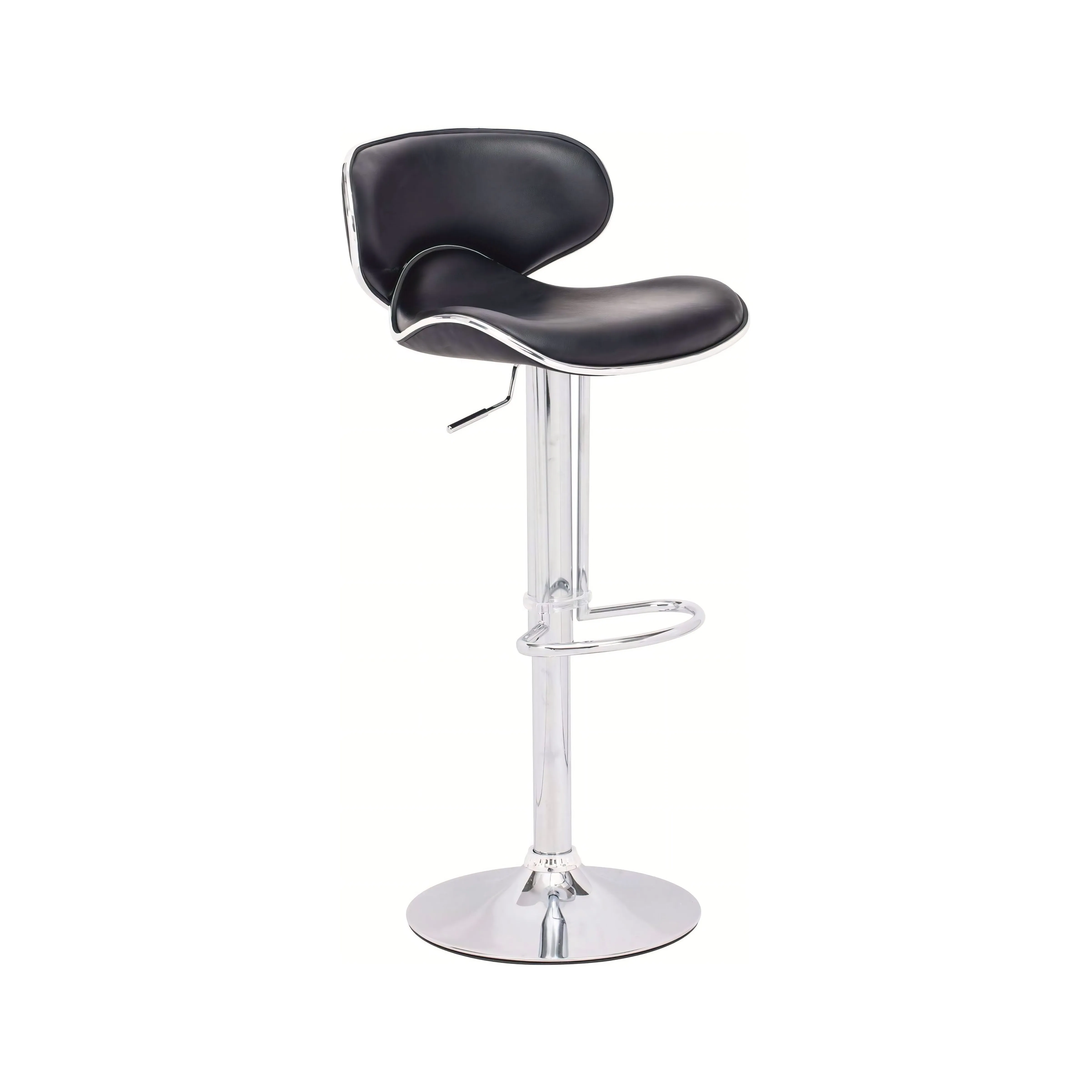 PRAHA Leather Bar Stool