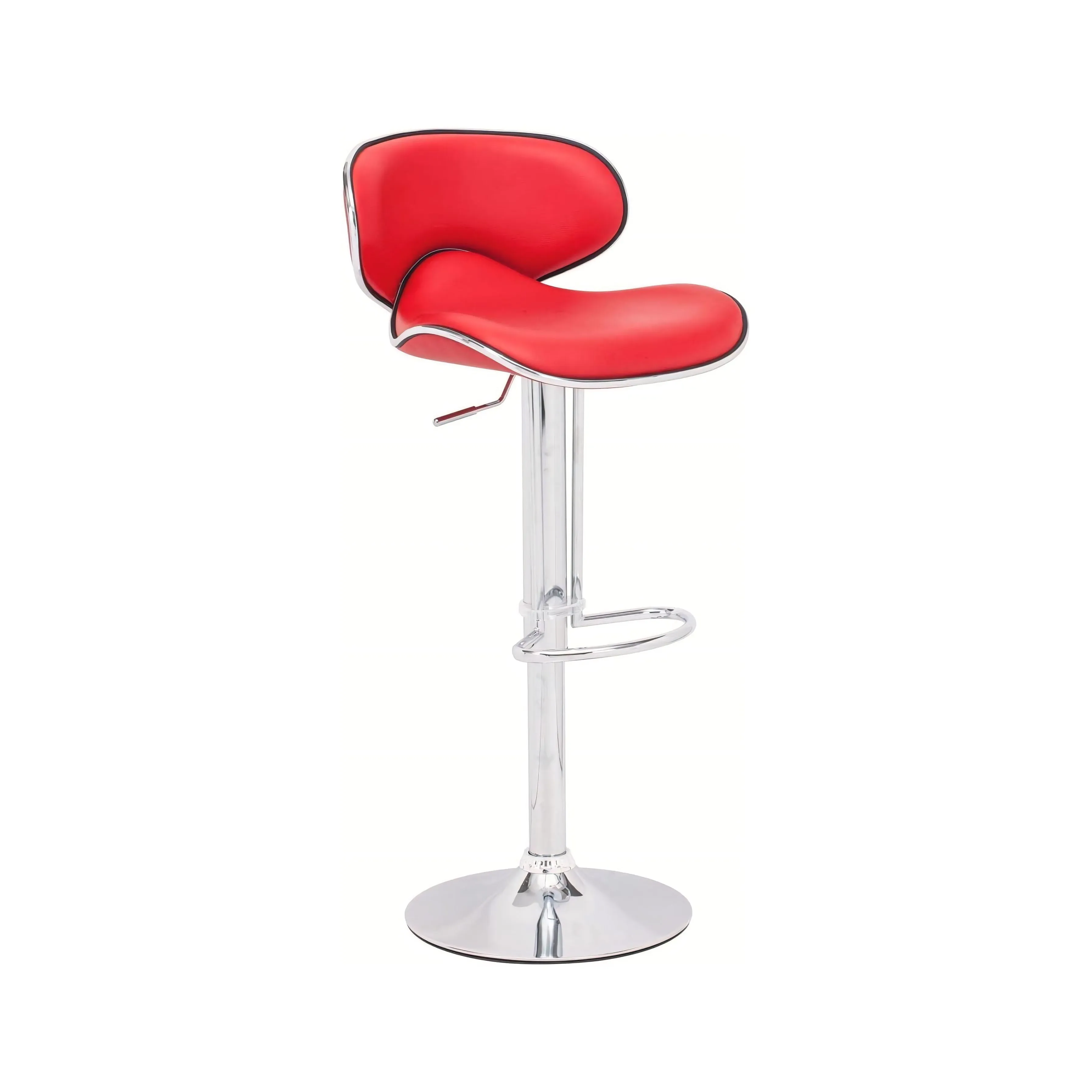 PRAHA Leather Bar Stool