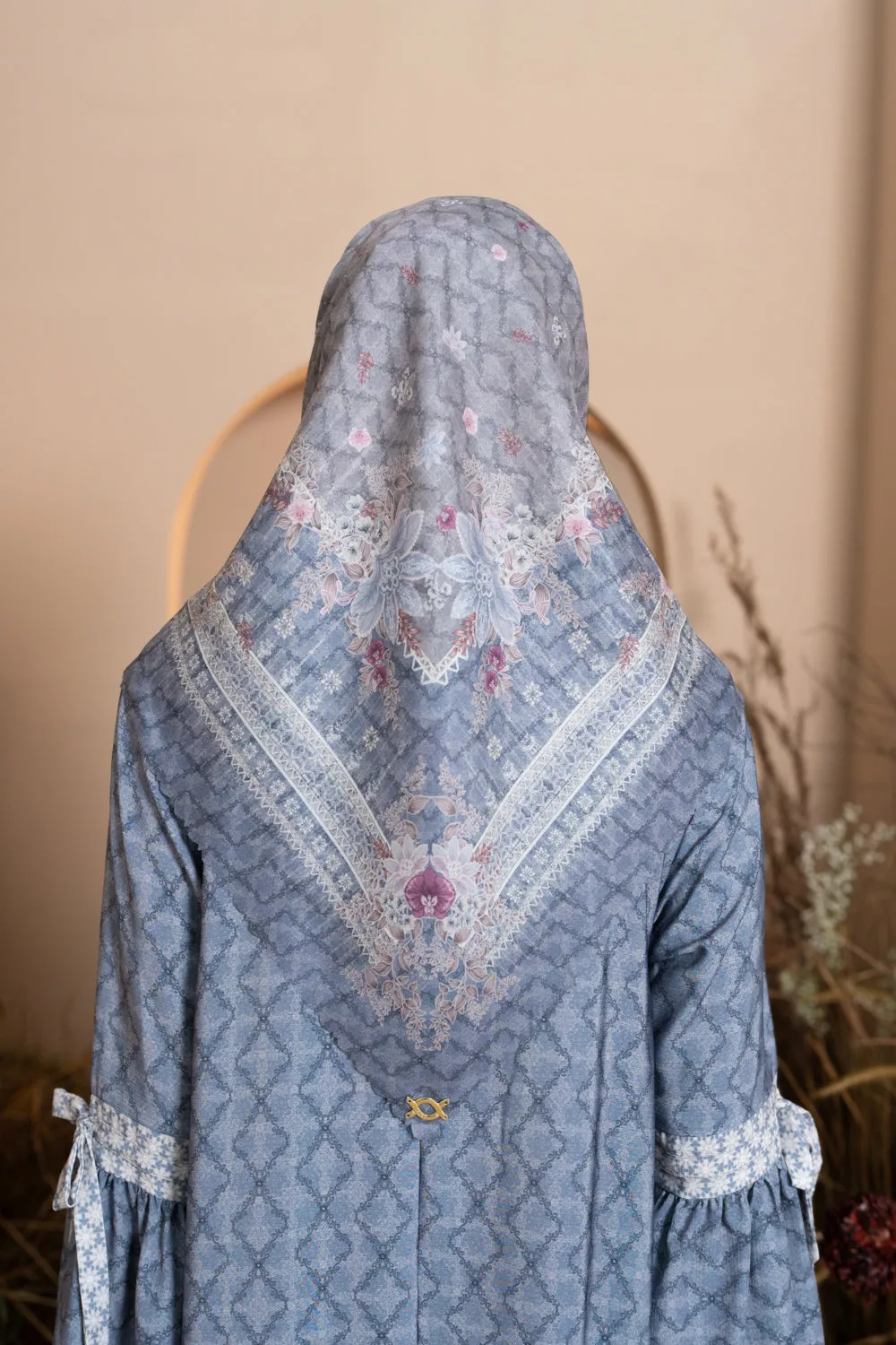 Pre Order - Mariri Scarf Indigo Charcoal