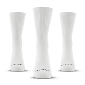 Premium Crew Socks 3 Pack White