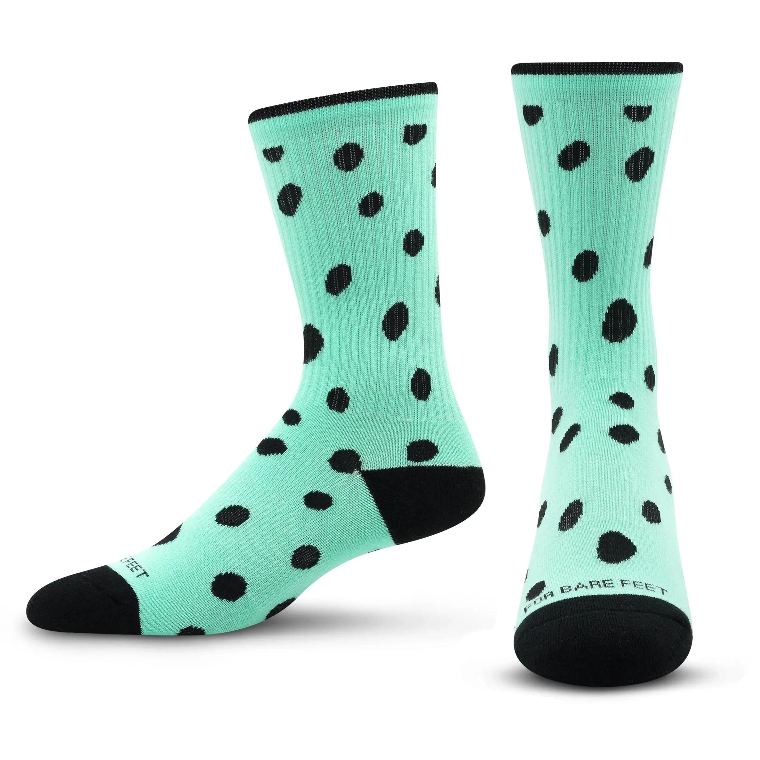 Premium Crew Socks Dottie Glass Blue