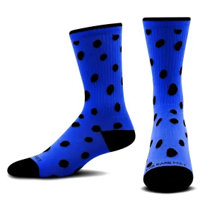 Premium Crew Socks Dottie Nautical Blue