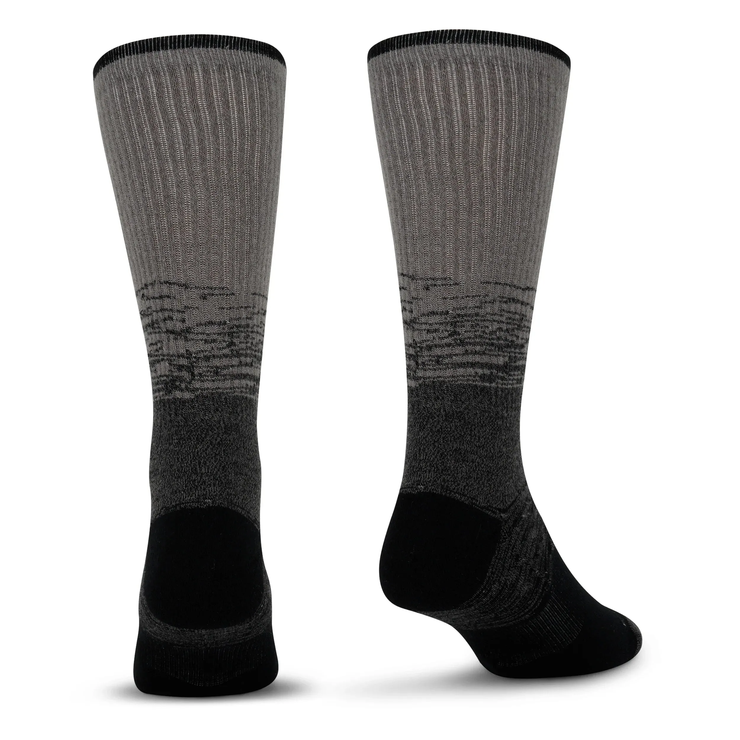 Premium Crew Socks Static Stripe Black