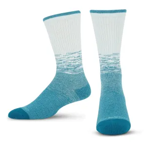 Premium Crew Socks Static Stripe Teal