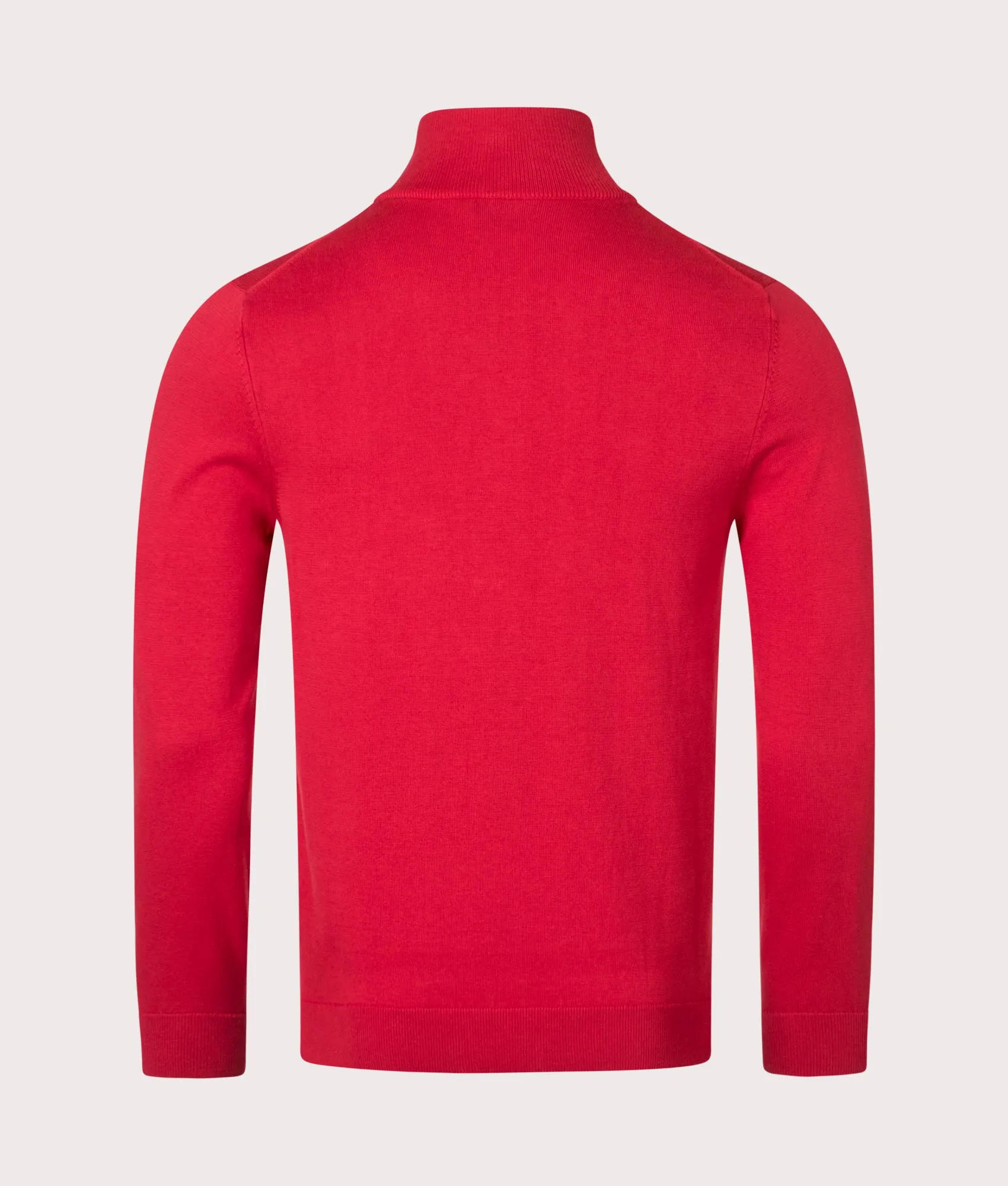 Quarter Zip Zebra Badge Knit