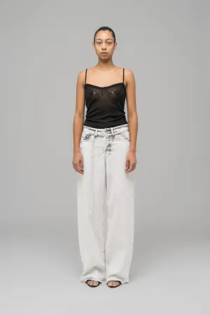 "SELFIE" TRANSLUCENT KNIT TOP