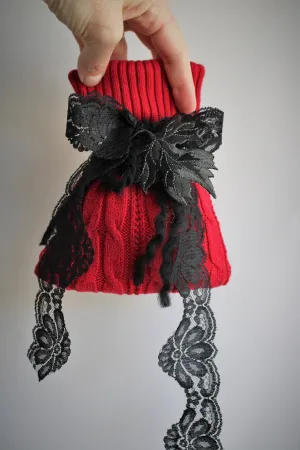 "Winter Witch" Scented Sachet In Red and Black