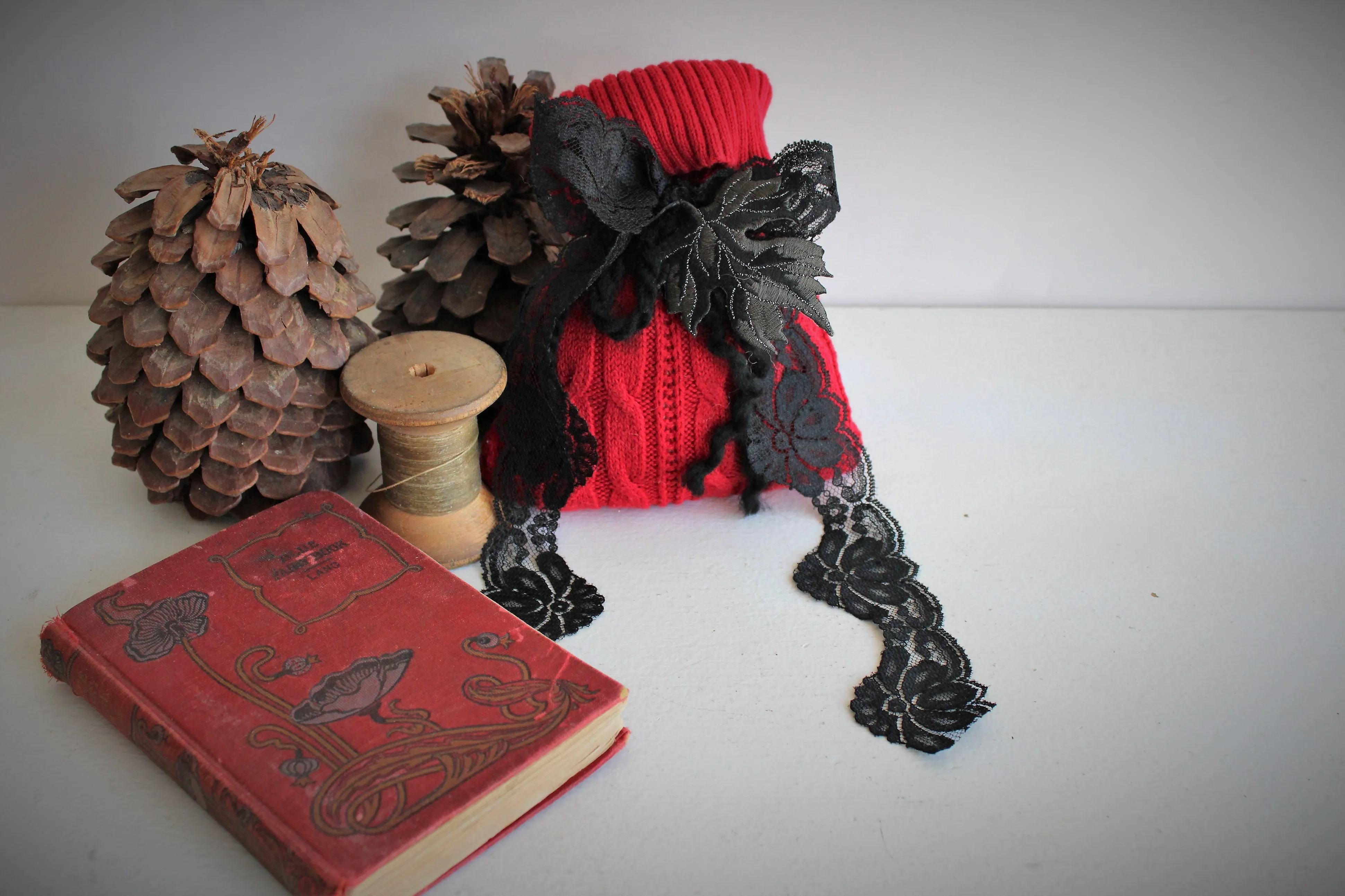 "Winter Witch" Scented Sachet In Red and Black
