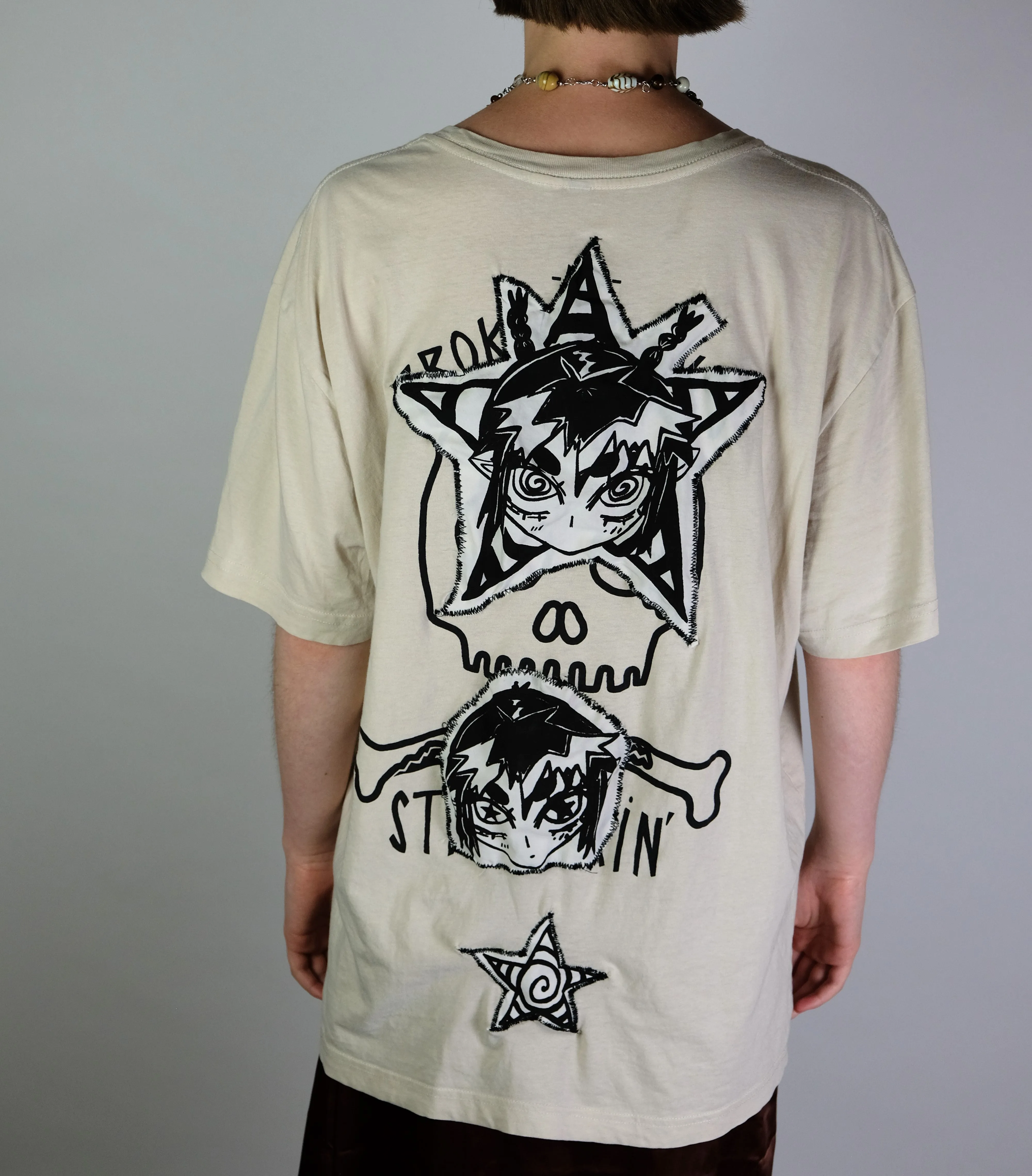 Recycled tee UNISEX top - L