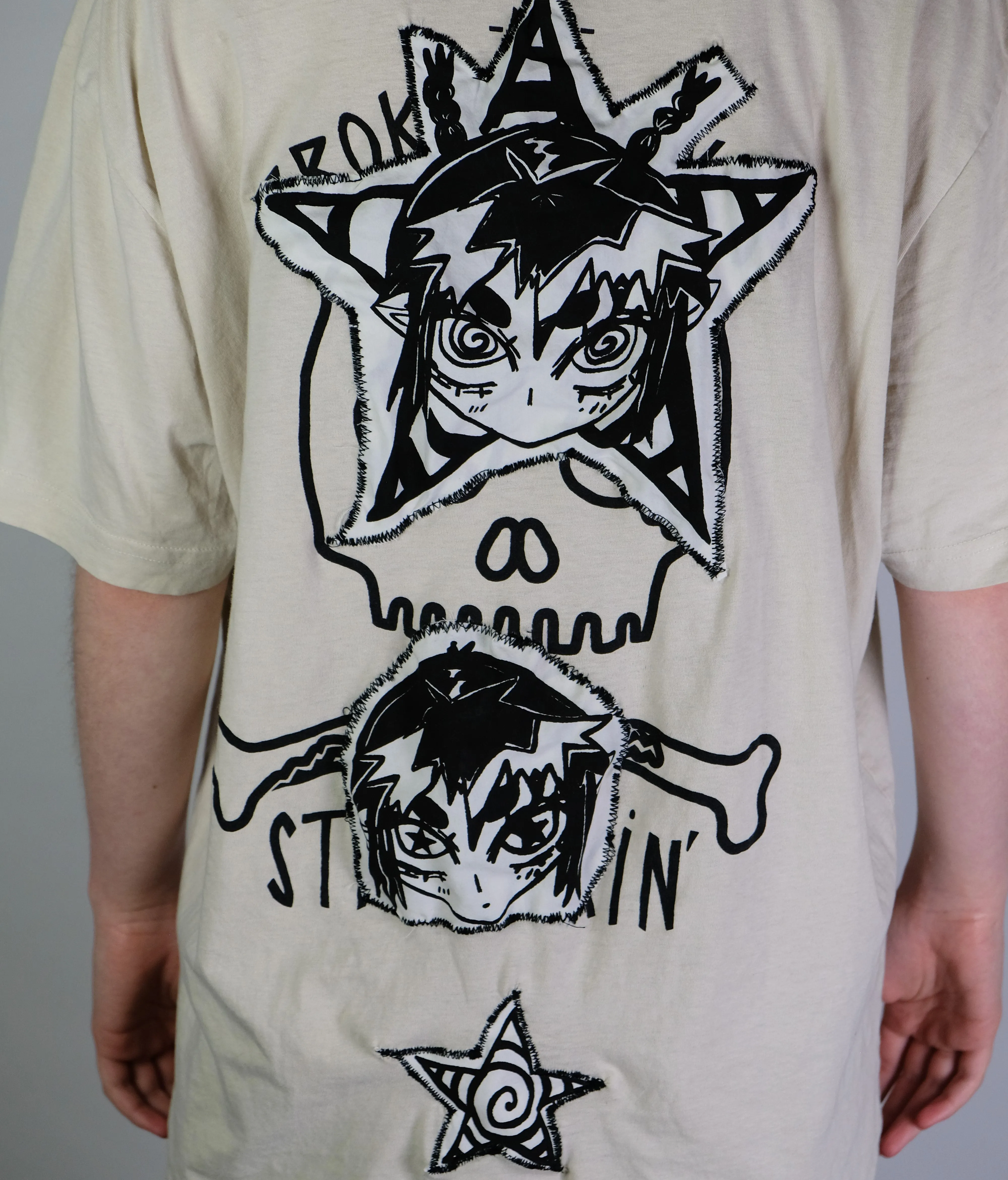 Recycled tee UNISEX top - L