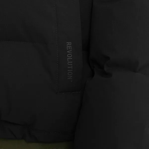 Revolution 7824 Raglan Puffer (black)