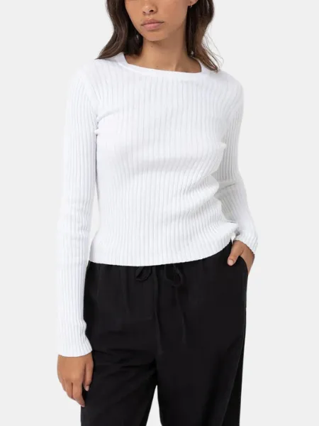 RHYTHM WOMEN'S CLASSIC KNIT LONG SLEEVE TOP