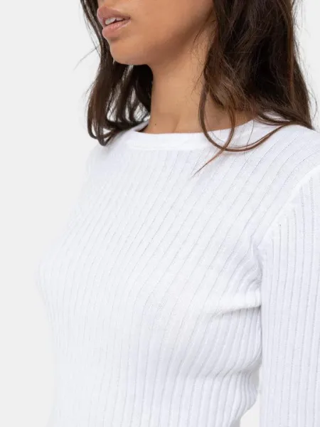 RHYTHM WOMEN'S CLASSIC KNIT LONG SLEEVE TOP