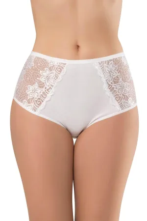 RIB KNIT LACE BRIEF ED2543