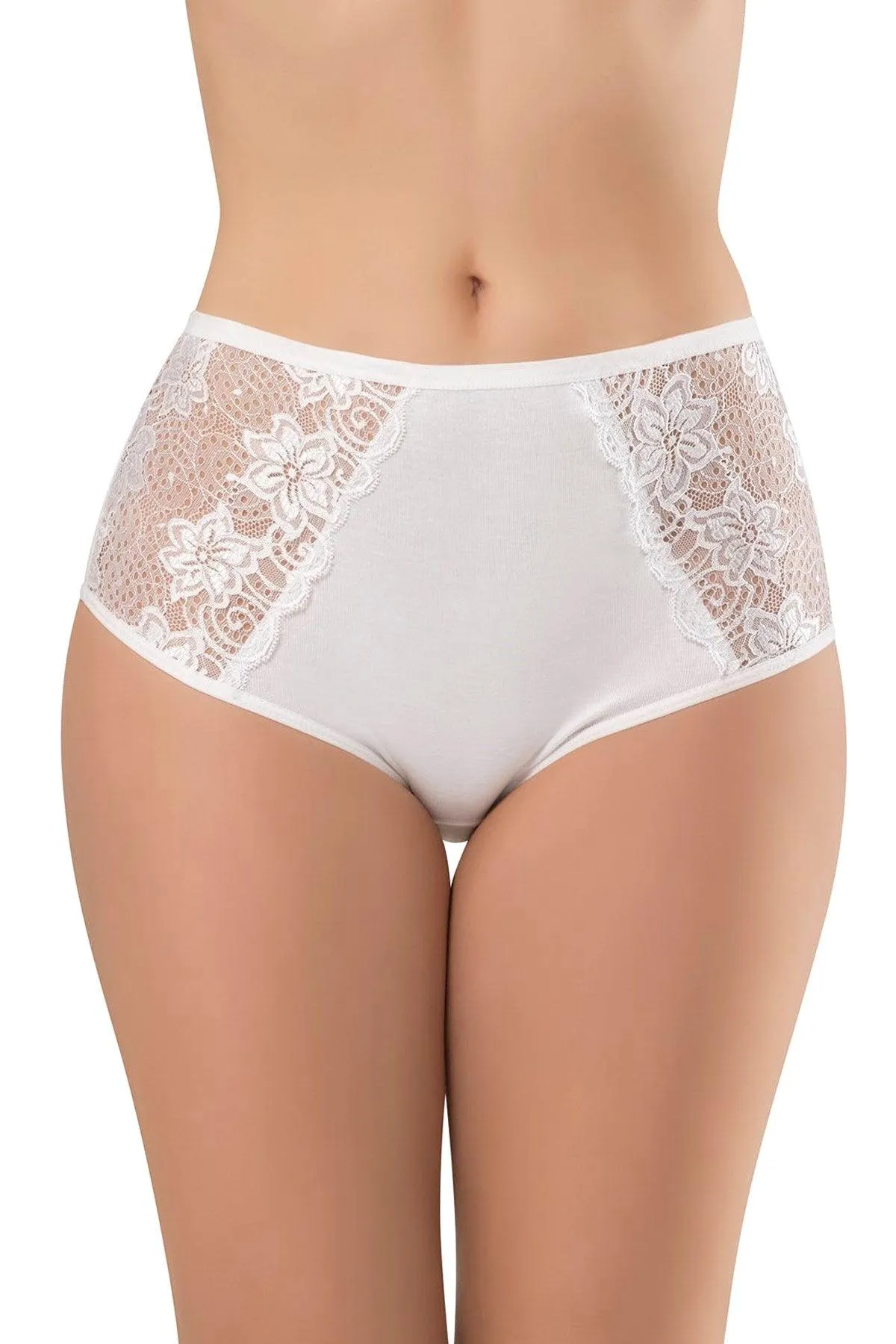 RIB KNIT LACE BRIEF ED2543