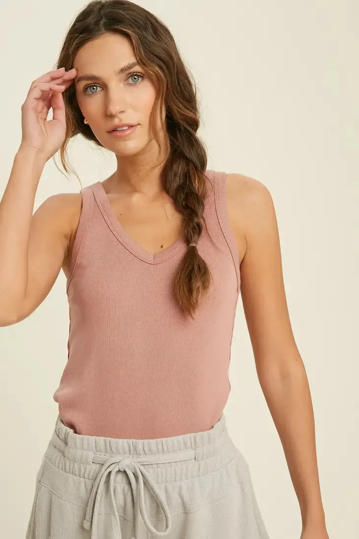 Ribbed Knit Tank Top
