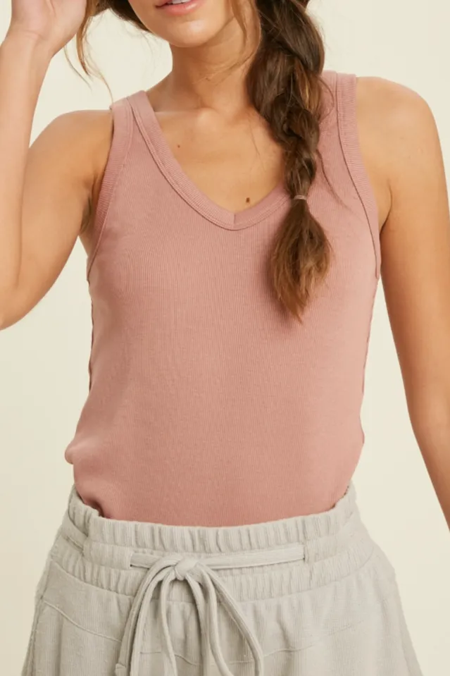 Ribbed Knit Tank Top