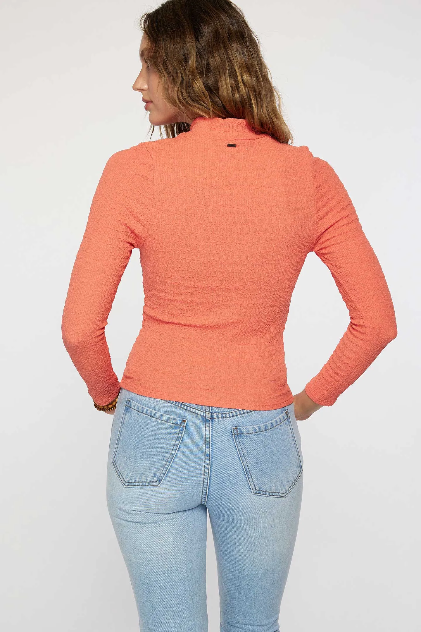 ROBERTA MOCKNECK KNIT TOP