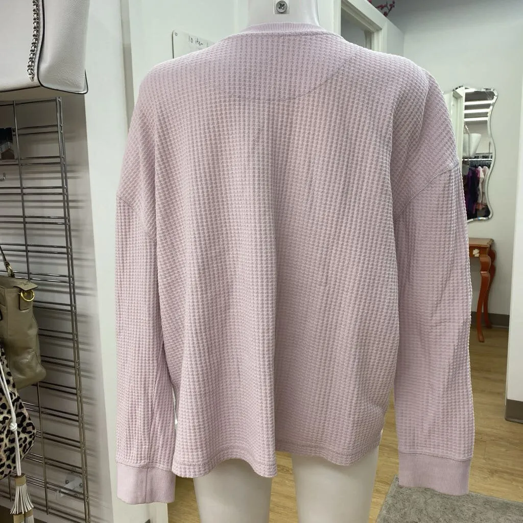 Roots waffle knit top XL