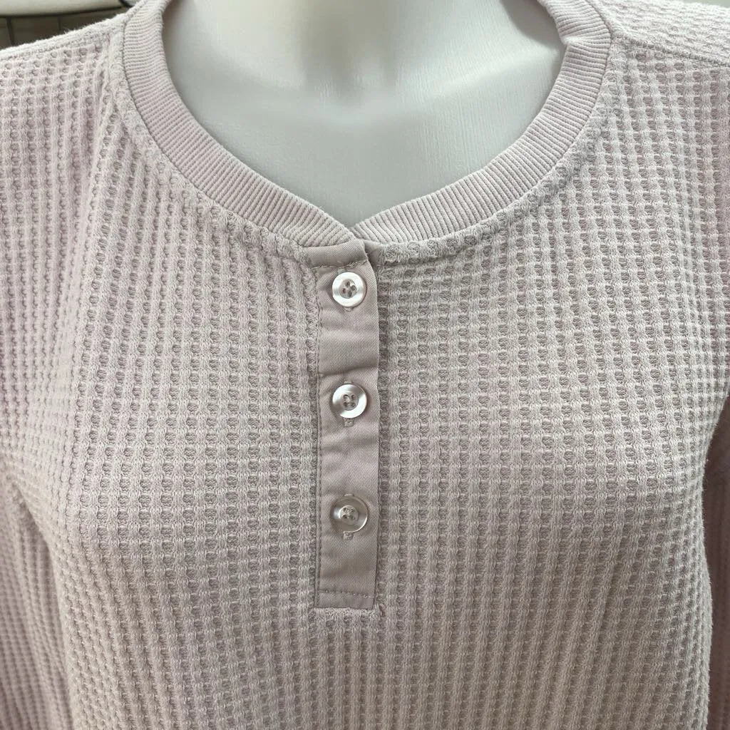 Roots waffle knit top XL