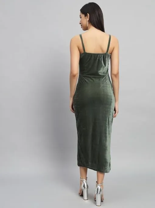 Royal Rouge Velvet Symphony Sleeveless Bodycon Dress