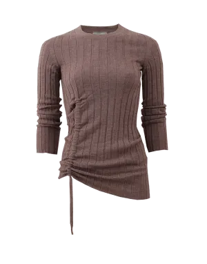 Ruched Knit Top