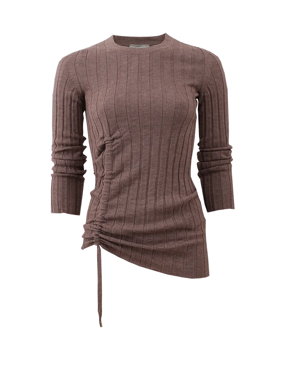 Ruched Knit Top