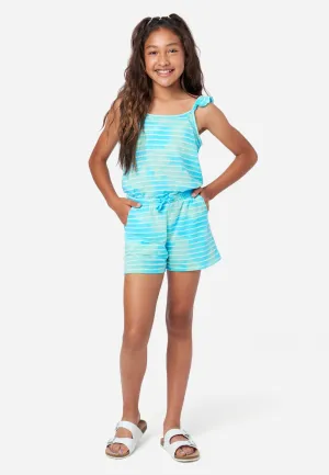 Ruffle Top Knit Romper 