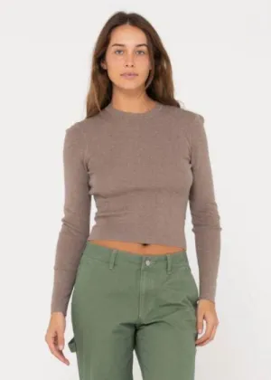 Rusty - Amelia Skimmer Long Sleeve Knit Top