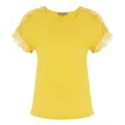 Saffron Lace Sleeve Top