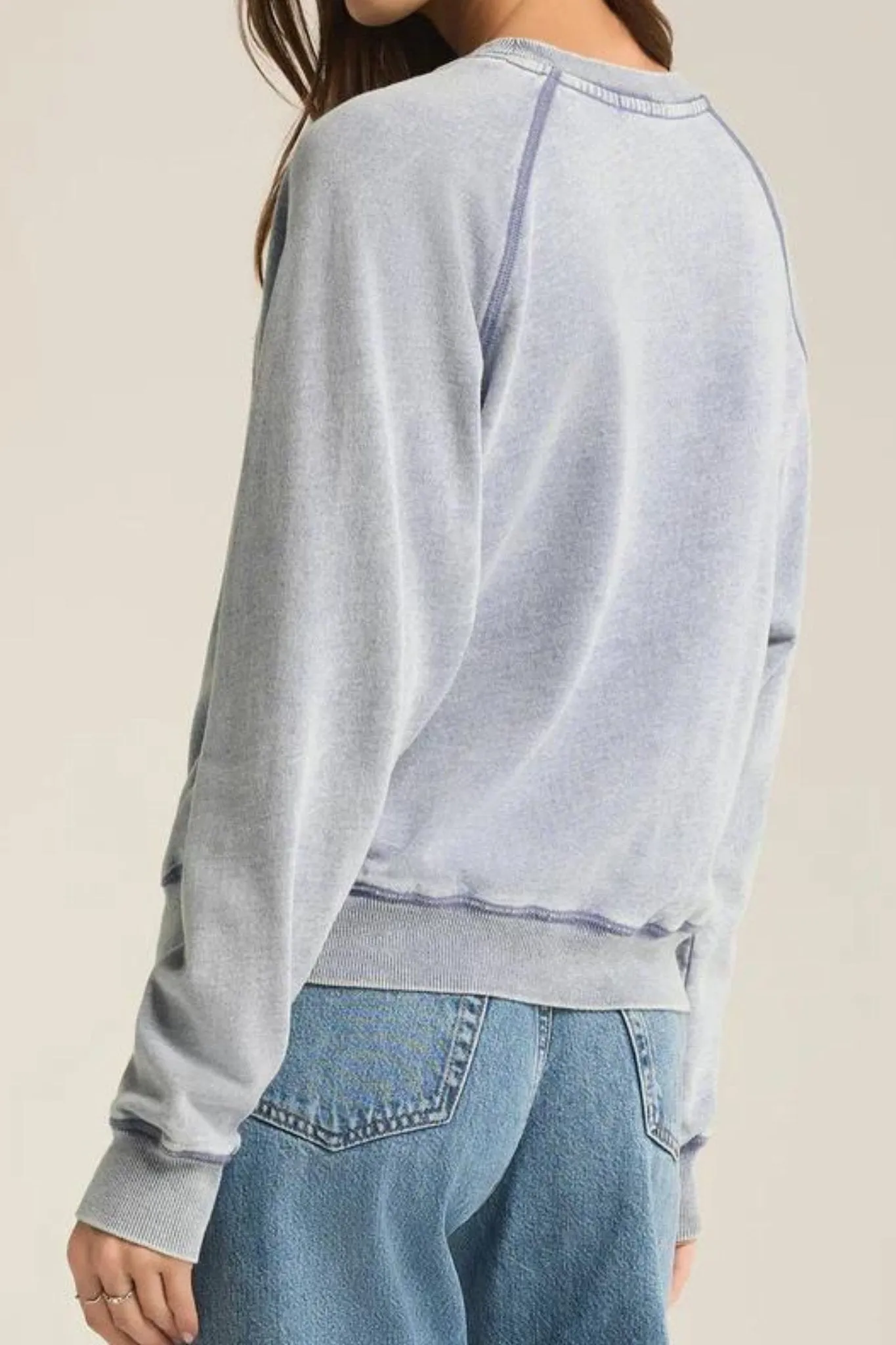 Saldana Knit Denim Top