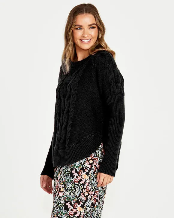 Sass Jacinta Oversized Cable Knit Jumper
